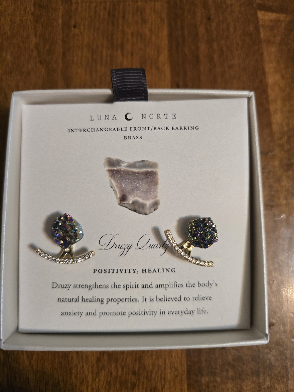 Druzy Quartz  Earrings